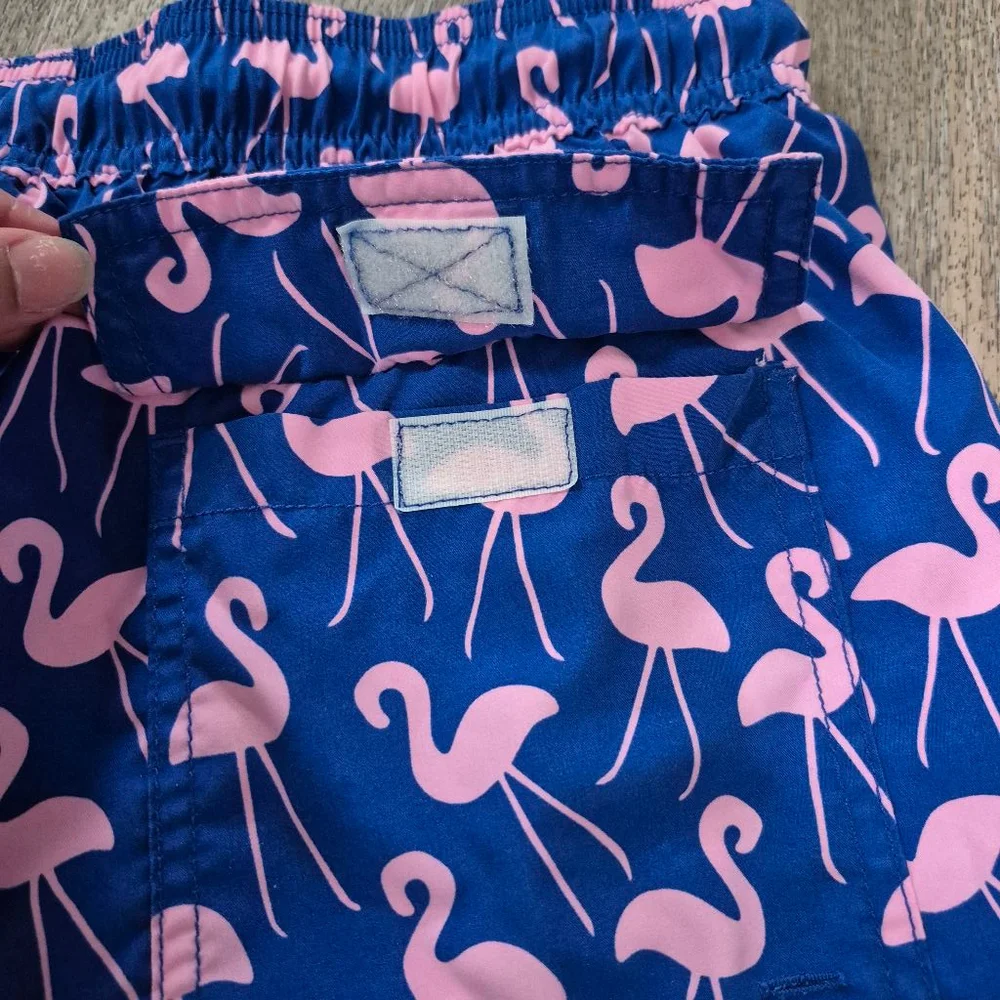 Tom & Teddy‎ Swim Trunks, Size L, Blue Pink